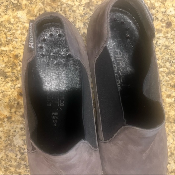 Mephisto Tosca Slip-On Wedge Bucksoft Ankle Gray Booties Loafers Leather US 9 - Picture 5 of 10